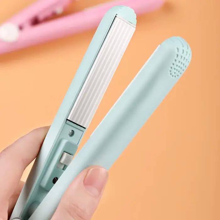Mini fer à cheveux Pro 3 en 1 200 ℃ Fer à friser électrique avec attelle ondulée
