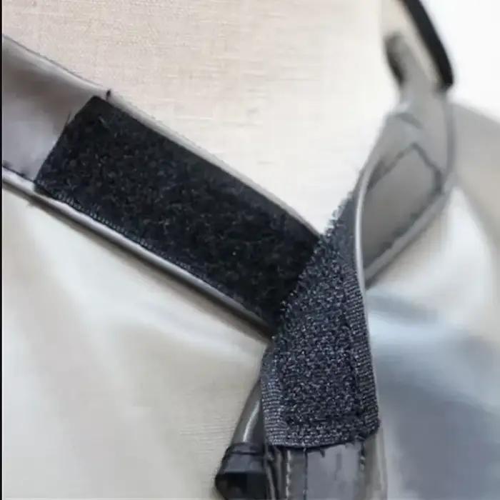 Collier de coupe de cheveux Cape de coloration imperméable tissu de barbier coiffure robe de teinture