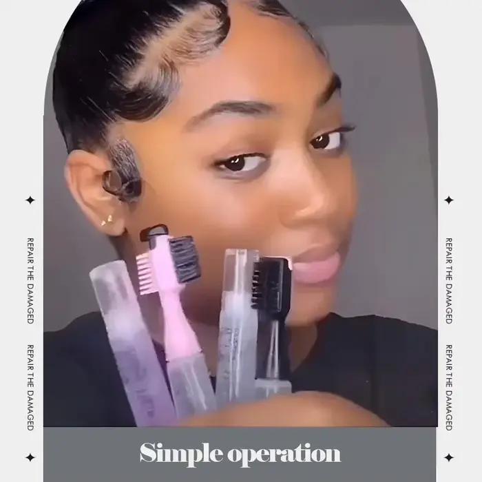 Gel coiffant pour cheveux avec brosse 3 en 1