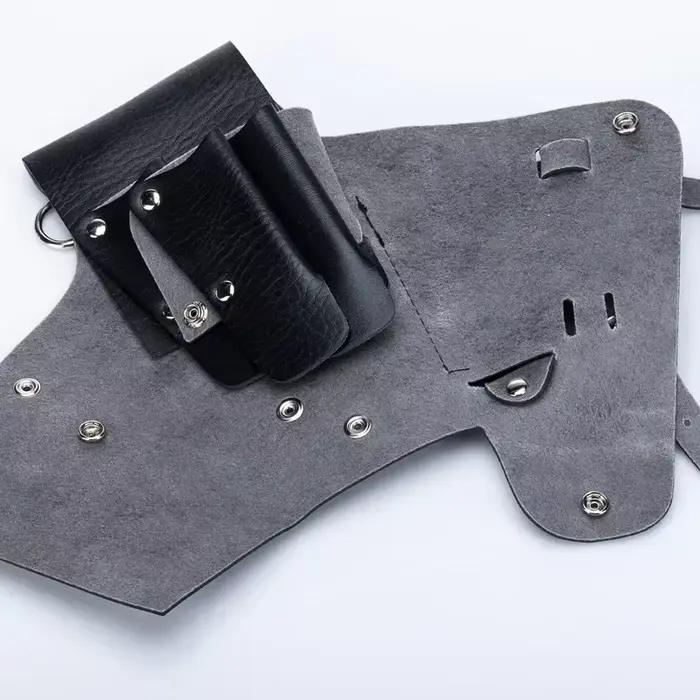 Barbier cheveux ciseaux sac outils de coiffure