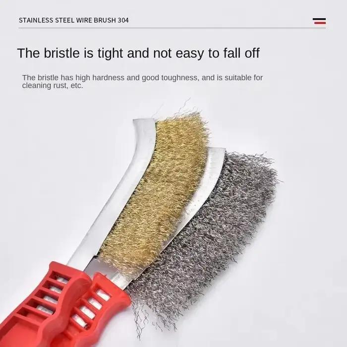 Outil multifonction brosse métallique plaquée cuivre