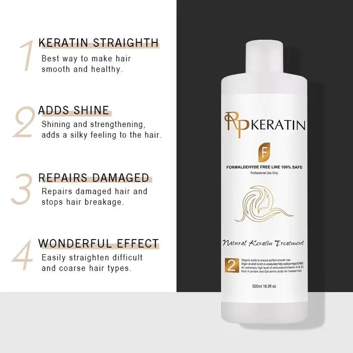 Traitement à la kératine sans formaldéhyde