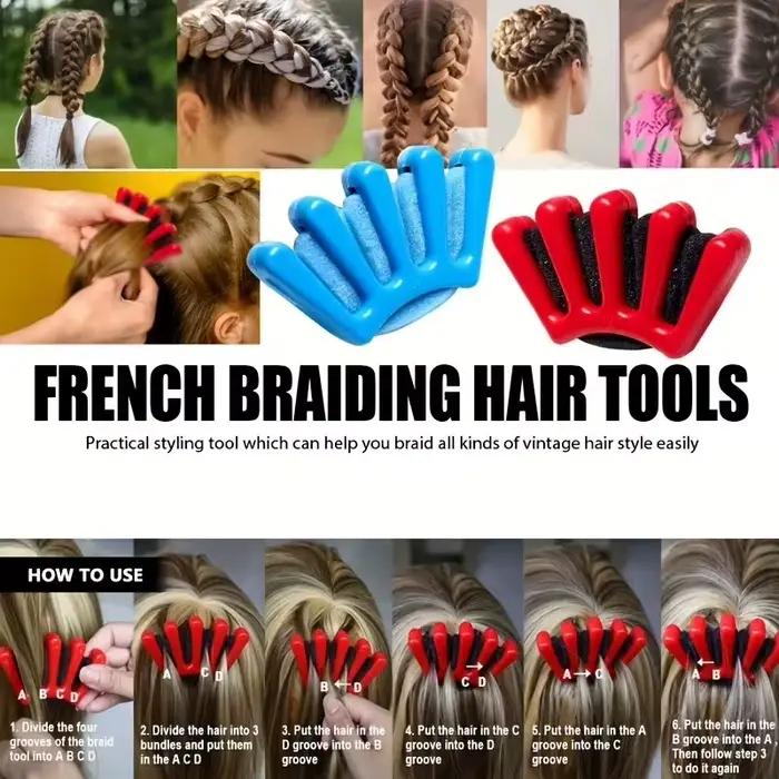 Ensemble d'outils de coiffure DIY 2 pièces : fer à boucler rapide