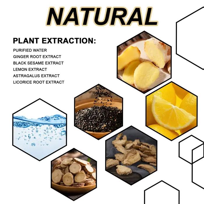 Shampoing à l'extrait naturel de plante