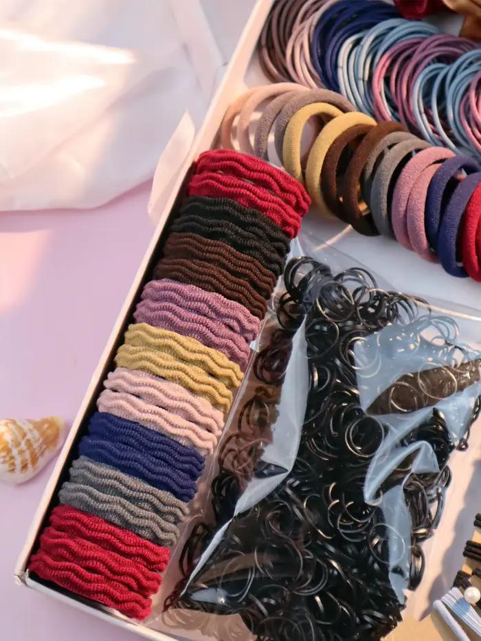 Ensemble d'accessoires pour cheveux foncés pour femmes