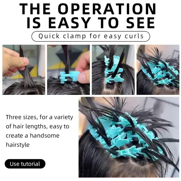 Pinces à cheveux réutilisables pour hommes