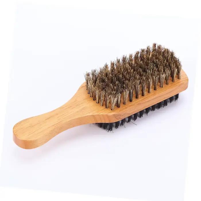 Brosse à cheveux en poils de sanglier