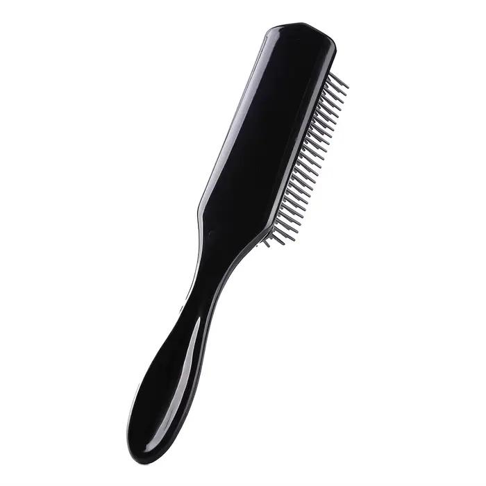 Brosse à cheveux lisse et bouclée à 9 rangées