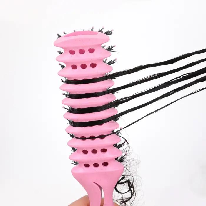 Brosse à cheveux démêlante en poils de Nylon creux