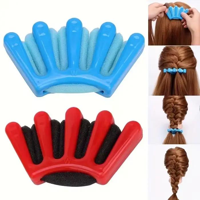 Ensemble d'outils de coiffure DIY 2 pièces : fer à boucler rapide