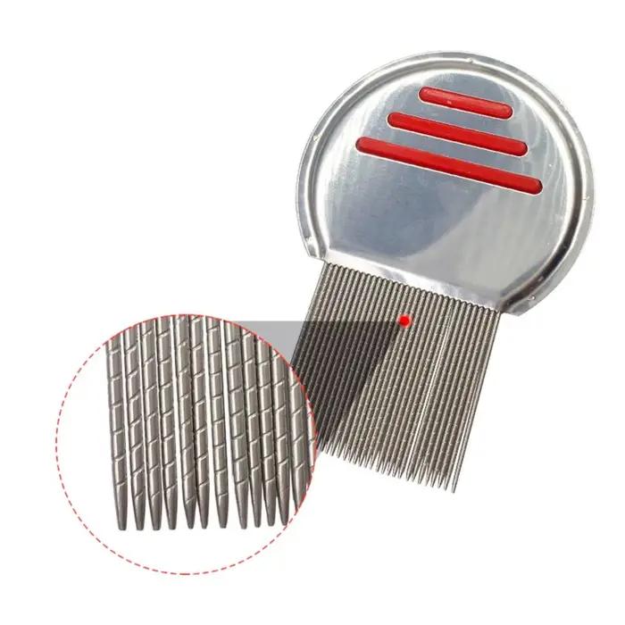 Peigne anti-poux et anti-lentes super dense en acier inoxydable pour le traitement des poux et des lentes