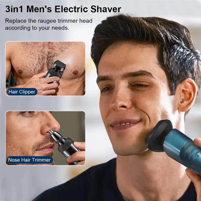 Rasoir électrique pour hommes 3 en 1