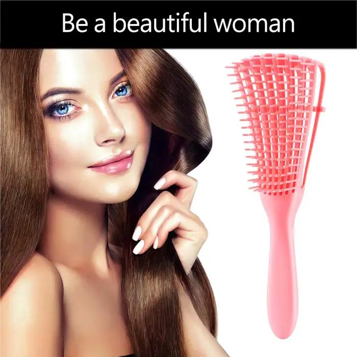 Brosse démêlante pour cheveux naturels noirs