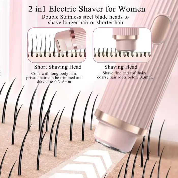 Rasoirs électriques pour femmes 2 en 1