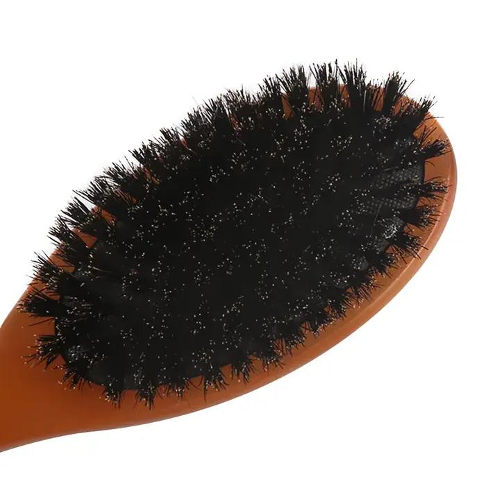 Brosse à cheveux en poils de sanglier naturels