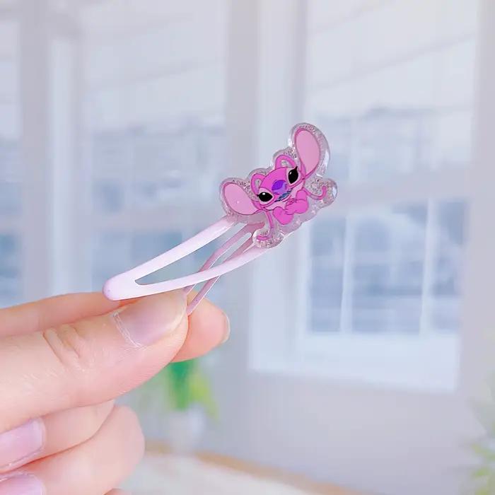 Pince à cheveux BB en acrylique Stitch mignon