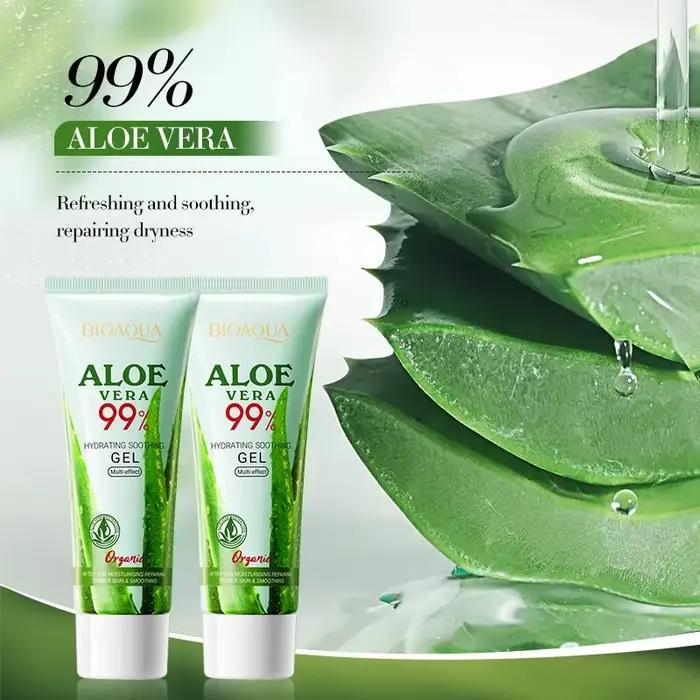 Gel d'aloe vera hydratant