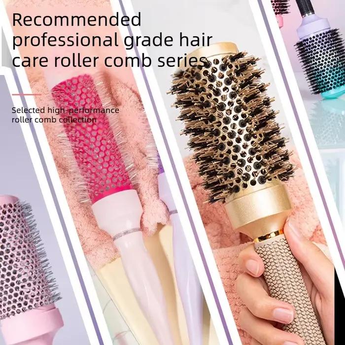 Brosse coiffante à air chaud multifonctionnelle professionnelle : lissage rapide