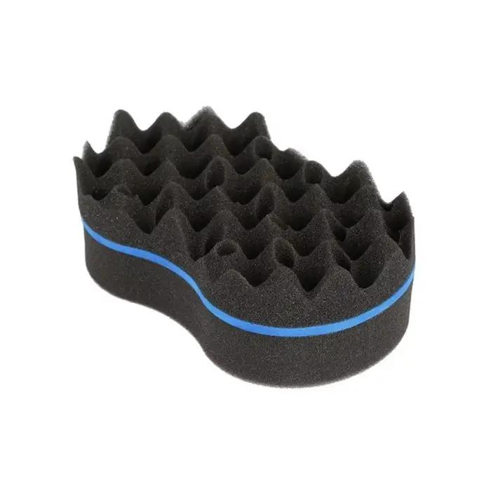 Brosse éponge de coiffure bouclée