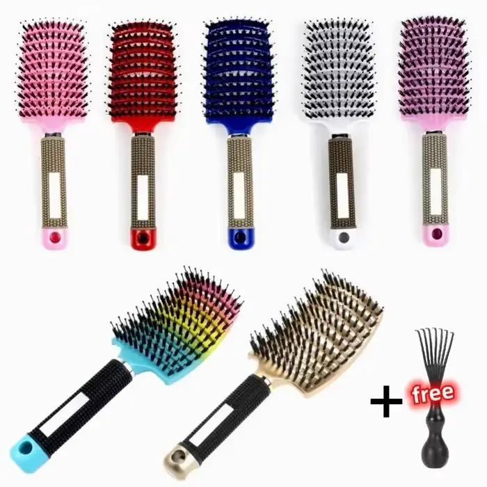 Brosse à cheveux exfoliante