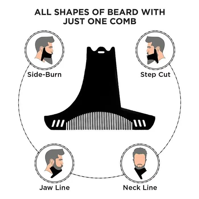 Peigne à barbe saillante pour hommes