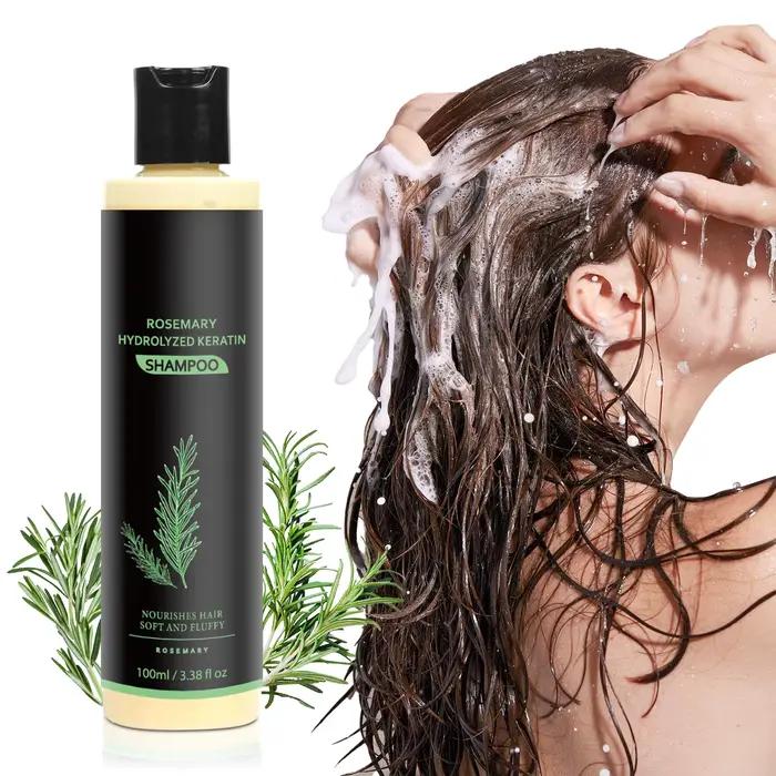Shampooing anti-pelliculaire régulateur de sébum à l'huile de romarin - Répare les pointes fourchues