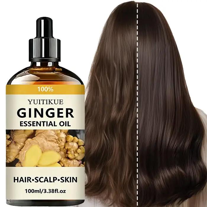 Huile essentielle de gingembre pure à 100% YUITIKUE | Pour les cheveux