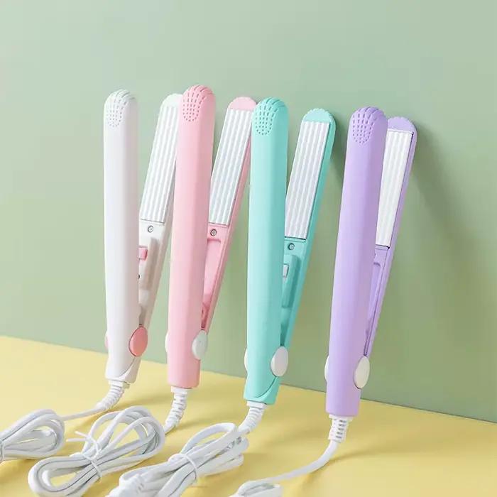 Nouveau Mini bigoudi Portable fer à friser en céramique ondulé sec humide Volume boucles moelleuses appareils de coiffure livraison directe