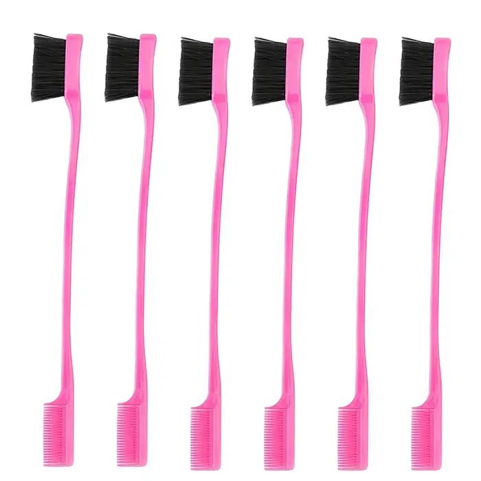 10/20 brosses double face pour le contrôle des bords des cheveux - Multifonctionnelles