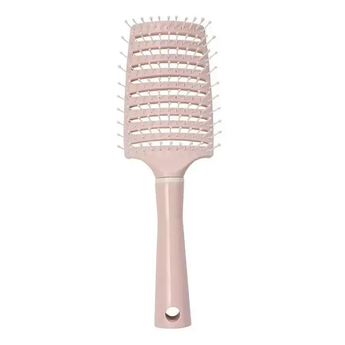Brosse à cheveux démêlante verte