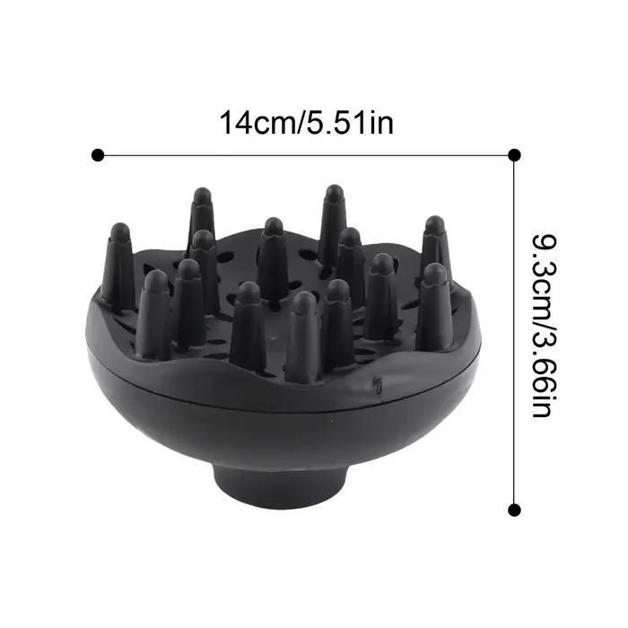 Diffuseur universel pour sèche-cheveux de couleur noire