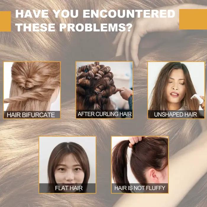 Cheveux bouclés marocains hydratants réparation élastique sécheresse endommagée lissage