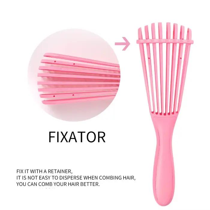 Brosse démêlante pour cheveux naturels noirs