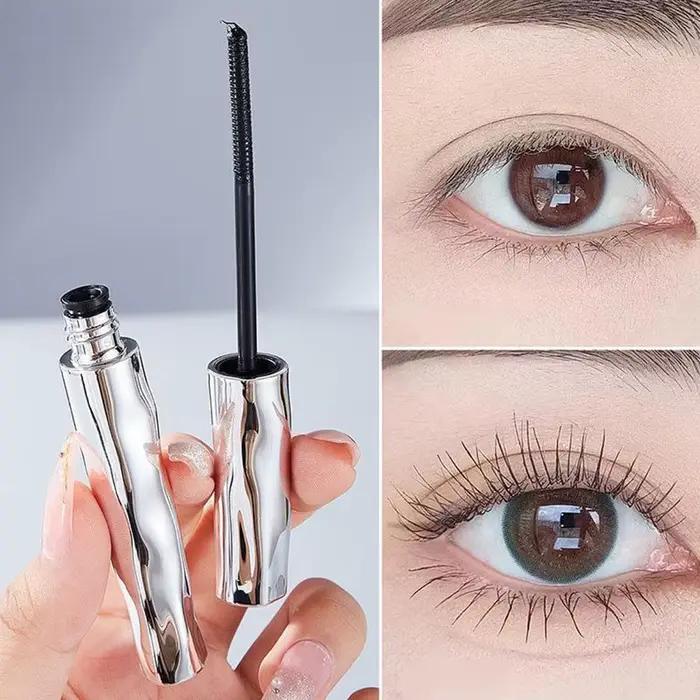 Mascara à friser imperméable et longue durée