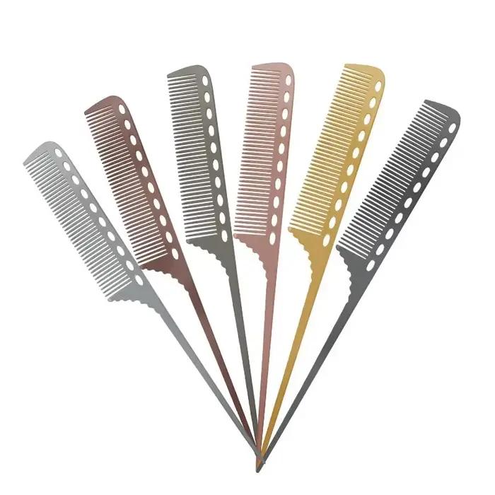Peigne antistatique professionnel en aluminium
