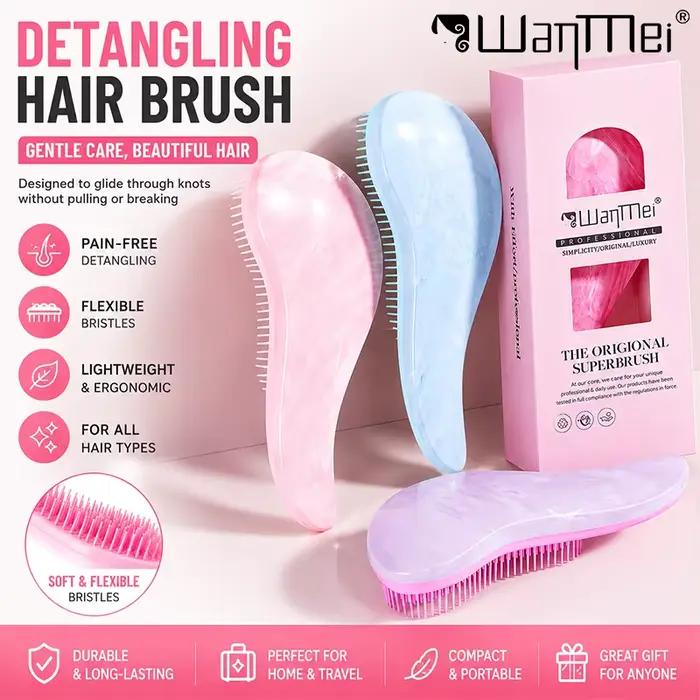 Brosse à cheveux magique démêlante