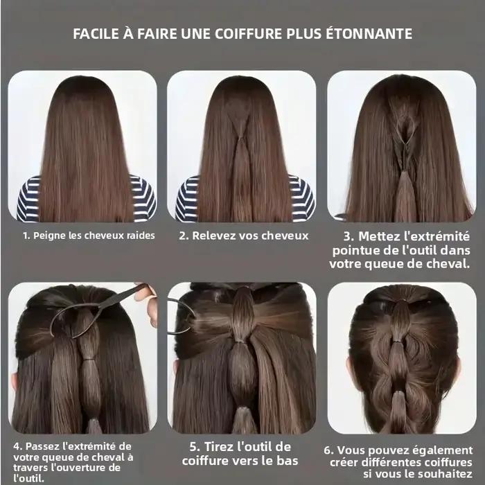 6 pièces/ensemble ensemble de brosses à cheveux coiffure vaporisateur bouteille