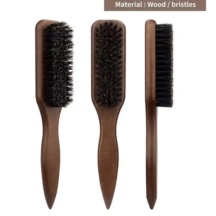 Brosse à cheveux en poils de sanglier (unisexe)