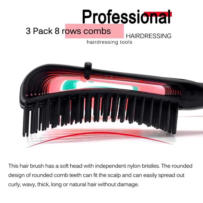 Brosse démêlante pour cheveux naturels noirs