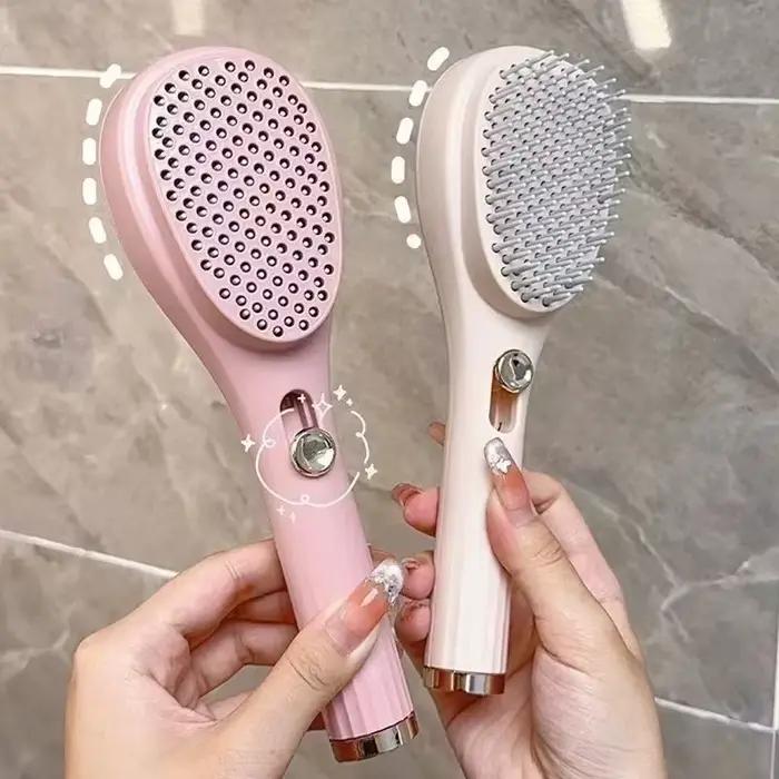 Brosse à cheveux autonettoyante pour femmes