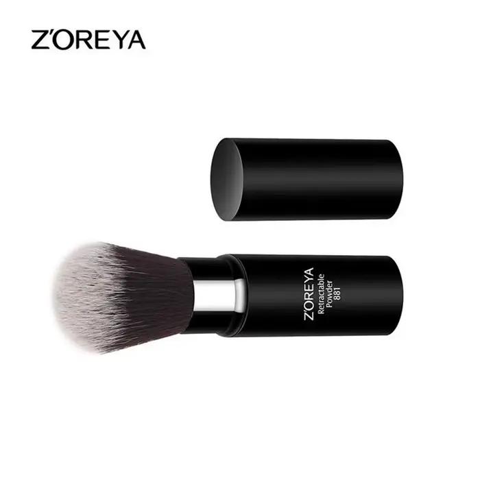 Zoreya professionnel Portable femmes doux synthétique brosse à cheveux rétractable pinceaux de maquillage pour poudre outil cosmétique 40 #707
