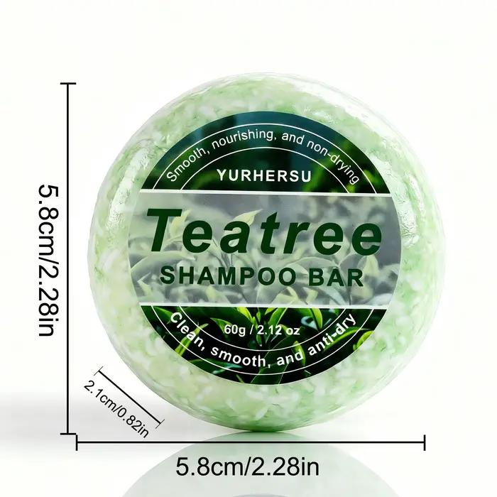 Shampooing Solide Naturel au Théier – Contrôle du Sébum