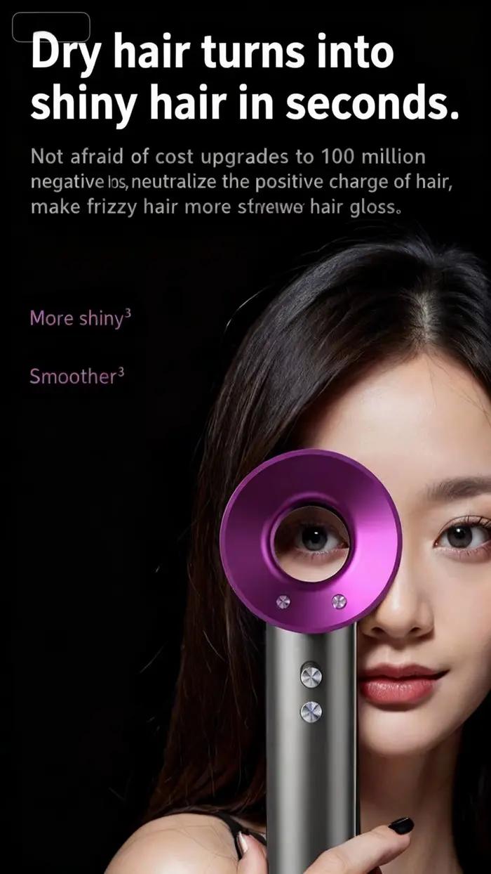 Sèche-cheveux professionnel 5 en 1