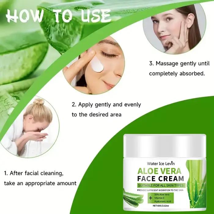 Hydratant à l'aloe vera et à la vitamine E