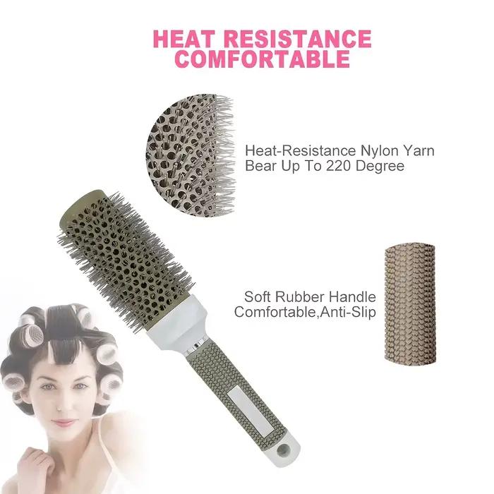 Ensemble de brosses à cheveux rondes