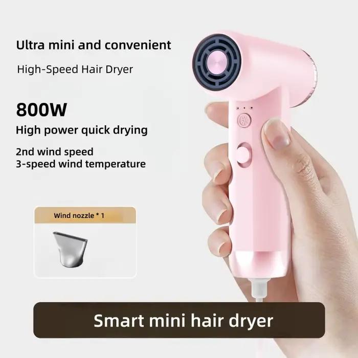 Mini sèche-cheveux haute vitesse pour dortoir