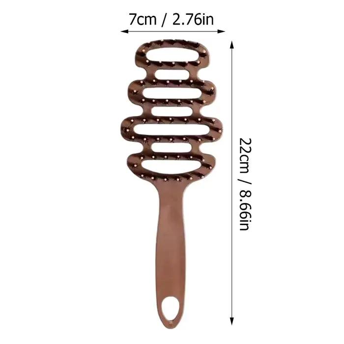 Brosse à cheveux en poils de sanglier