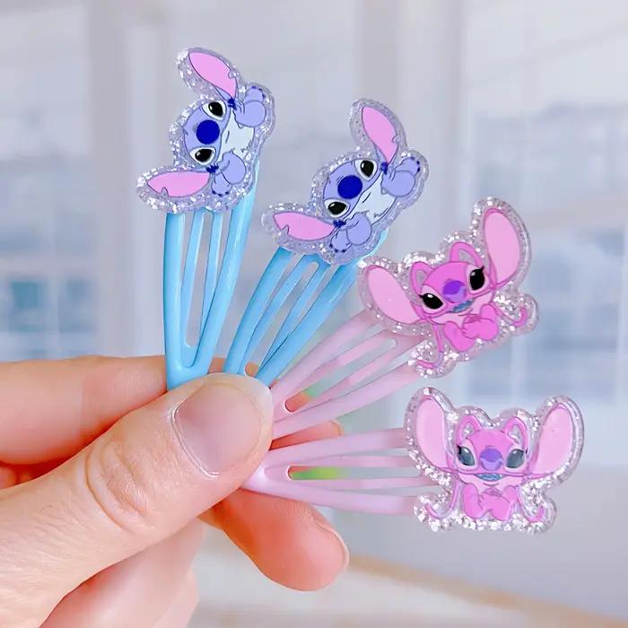 Pince à cheveux BB en acrylique Stitch mignon