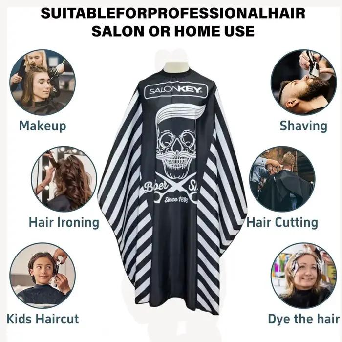 Cape de barbier pour hommes et femmes