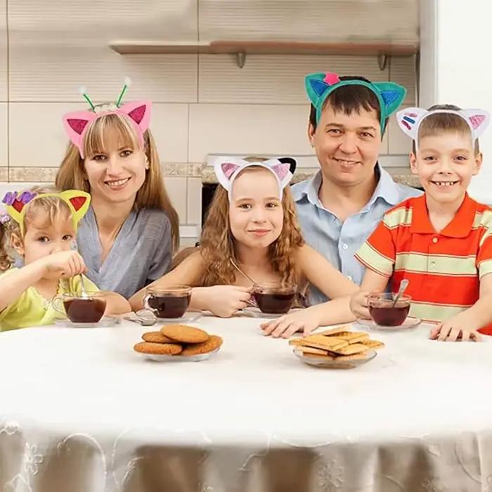 Serre-têtes Gabby avec oreilles de chat pour enfants et filles